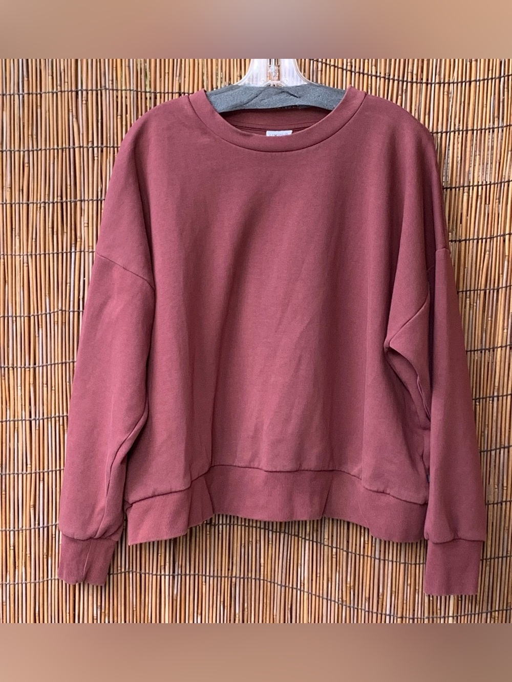 Gymshark sweatshirt in burgundy women’s large